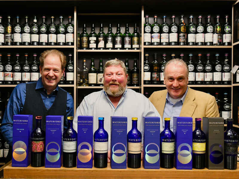 Inhaber & Brennmeister von Waterford Destillerie in unserer Lounge