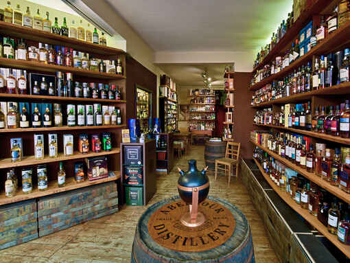 Totalansicht des Ladens